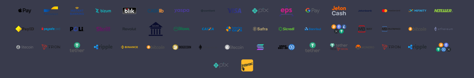 Metody płatności w kasynie CristalPoker – obsługa Visa, Mastercard, Revolut, Apple Pay, kryptowalut, portfeli elektronicznych i lokalnych metod jak BLIK czy Interac.