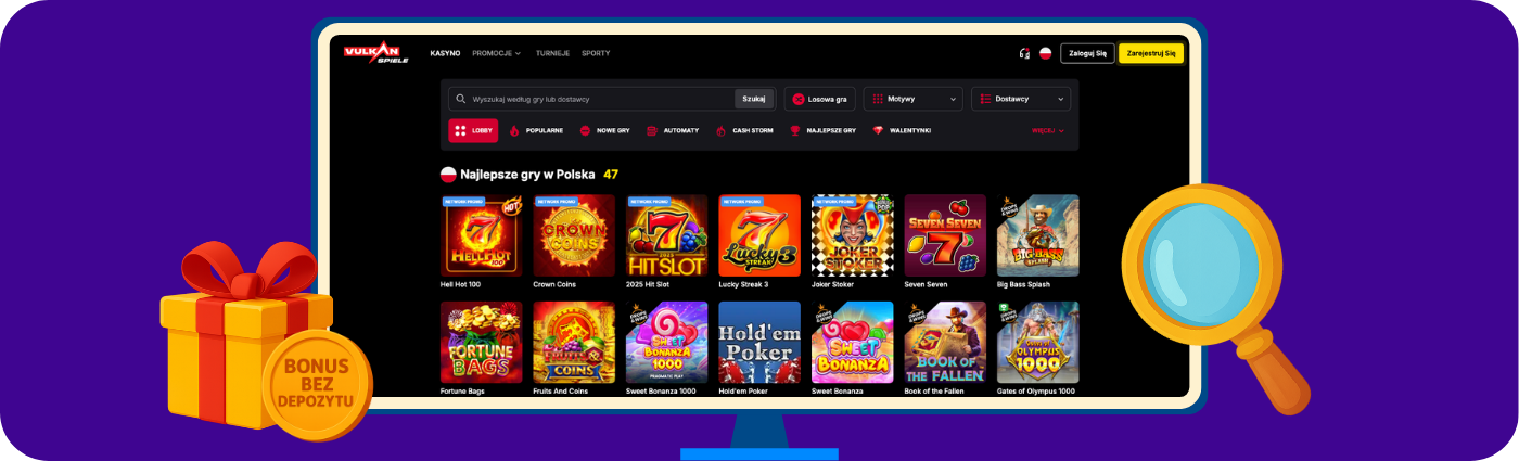VulkanSpiele Casino – recenzja, analiza bonusu bez depozytu i warunków promocji VulkanSpiele Casino – rzetelna recenzja z analizą bonusu bez depozytu i warunków promocji to szczegółowe i przejrzyste omówienie oferty bonusowej bez konieczności wpłaty, analizujące zasady aktywacji, wymagania obrotu oraz kluczowe postanowienia promocji w oparciu o regulamin i standardy bezpieczeństwa platformy.